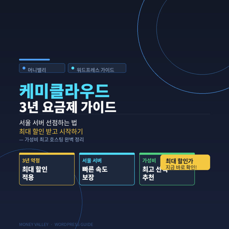 가성비 좋은 케미클라우드 3년 요금제